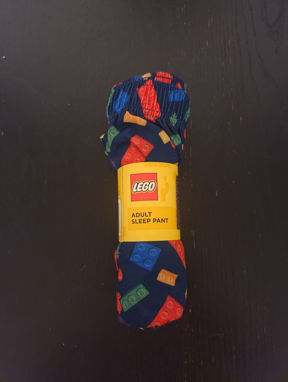 Lego Navy Blue Brick-Print Adult Sleep Pants
